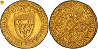 France Écu d'or Coin France - Charles VI - Gold - Écu d'or à la couonne - Poitiers -