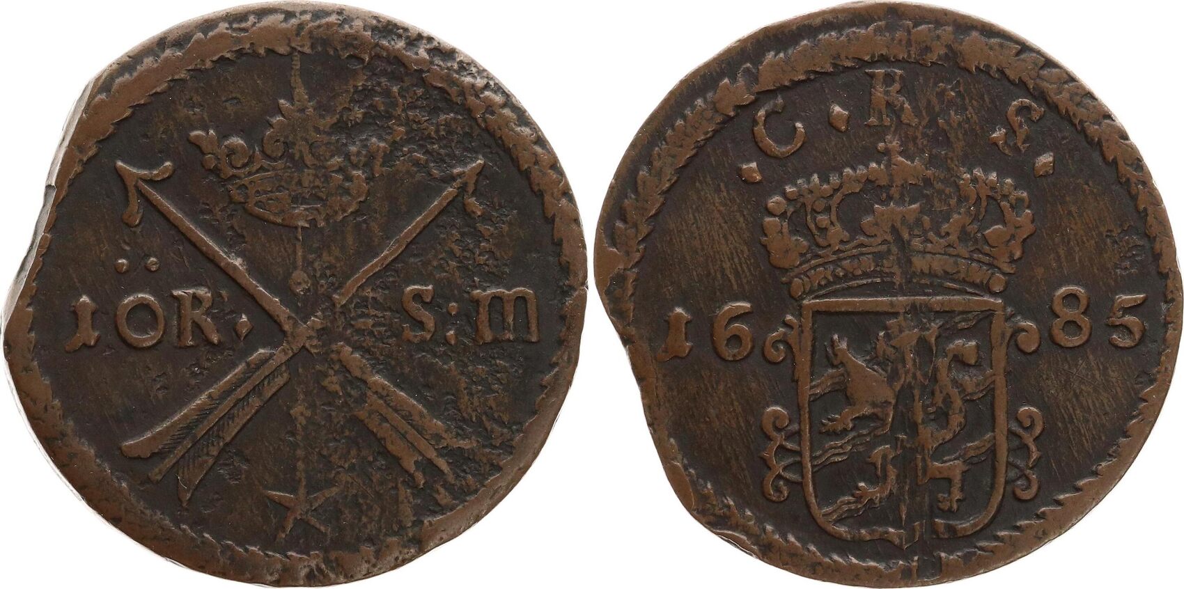 Schweden 1 Öre 1685 SM - Karl XI., 1660-1697. VF | MA-Shops