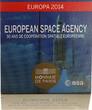Frankreich 50 Euro 2014 - European Space Agency ESA, 50 Jahre Kooperation, 1/4 Unze Gold, Selten Proof