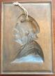Kaiserreich - 1899 gr. Relief-Plakette v. Robert Wichmann a. d. 90. Geb. v. Marie Himmelheber, rar EF