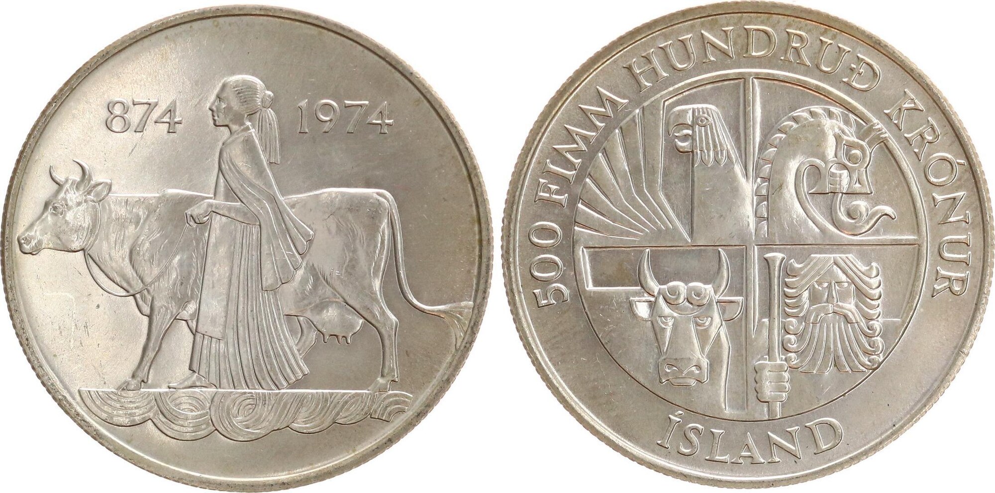 island-500-kronen-kronur-1974-1100-jahre-landnahme-durch-die