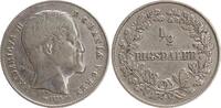 Dänemark 1/2 Rigsdaler - Frederik VII., 1848-1863. -