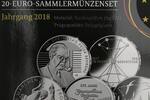 Deutschland 5x 20 Euro BRD kompletter Jahrgang, Silber-Gedenkmünzen-Set im orig.-Folder, in Folie -
