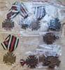 Deutschland - 14x Ehrenkreuz des Weltkriegs 1914-1918 10x für Frontkämpfer, mit Schwertern (5x mit Band); 4x für Teilnehmer, ss bis EF