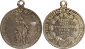 Deutschland/Kaiserreich - Medaille versilbert, tragbar, a. d. 25-jährige Jubiläum des Sieges über Frankreich -