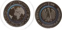 Deutschland - BRD 5 Euro - Planet Erde. Polymerring. -