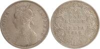 Großbritannien 1 Rupee - Victoria 1837-1901. -