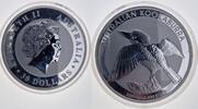 Australien 30 Dollars - Kookaburra, 1 kg Silber, in Münzdose -