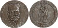 Deutschland/Drittes Reich -  Eisenmedaille (1934) a. Tod des Reichspräsidenten Paul von Hindenburg VF