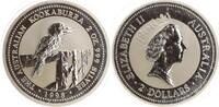 Australien 2 Dollars - Kookaburra, 2 Unzen Silber. -