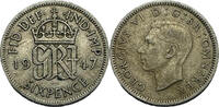 Great Britain 6 Pence King GEORGE VI. -