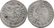HOLY ROMAN EMPIRE BOHEMIA 3. Kreuzer LEOPOLD I. mint Prag R! mintmaster G.Egerer extraordinary specimen -