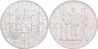 TSCHECHOSLOWAKEI erste republik 20 Koruna ČSR State emblem end 3 characters industry, agriculture, trade mint Kremnitz -