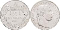 AUSTRIA-UNGARN 2 Corona K.B. Francis Joseph I. mint Kremnica -