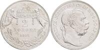 AUSTRIA-UNGARN 2 Corona K.B. Francis Joseph I. mint Kremnica -
