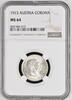 AUSTRIA 1 CORONA 1913 FRANZ JOSEPH I. mint Vienna NGC MS 64 81.50 US$  +  46.57 US$ shipping