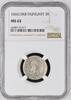 3 Kreuzer 1666/5KB RDR HUNGARY LEOPOLD I. geprägt Kremnitz, gebrochenes Jahr NGC MS 62