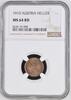 AUSTRIA-UNGARN 1 HELLER 1910 FRANZ JOSEPH I. NGC MS 64 RD 58.21 US$  +  46.57 US$ shipping