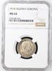 AUSTRIA-UNGARN 1 CORONA 1914 FRANZ JOSEPH I. mint Vienna NGC MS 64 75.68 US$  +  46.57 US$ shipping