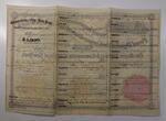 USA 1000 $ 1851 Street Improvment Fund Bond of the Corporation of the City of New York 2 - 3 kleiner Riss