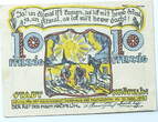 Kröteln 10 Pf 1922 Reutergeld VF