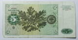 Deutschland 5 DM 1980 World Paper Money Nr. 30 B, mit Copyright 1963 gebraucht
