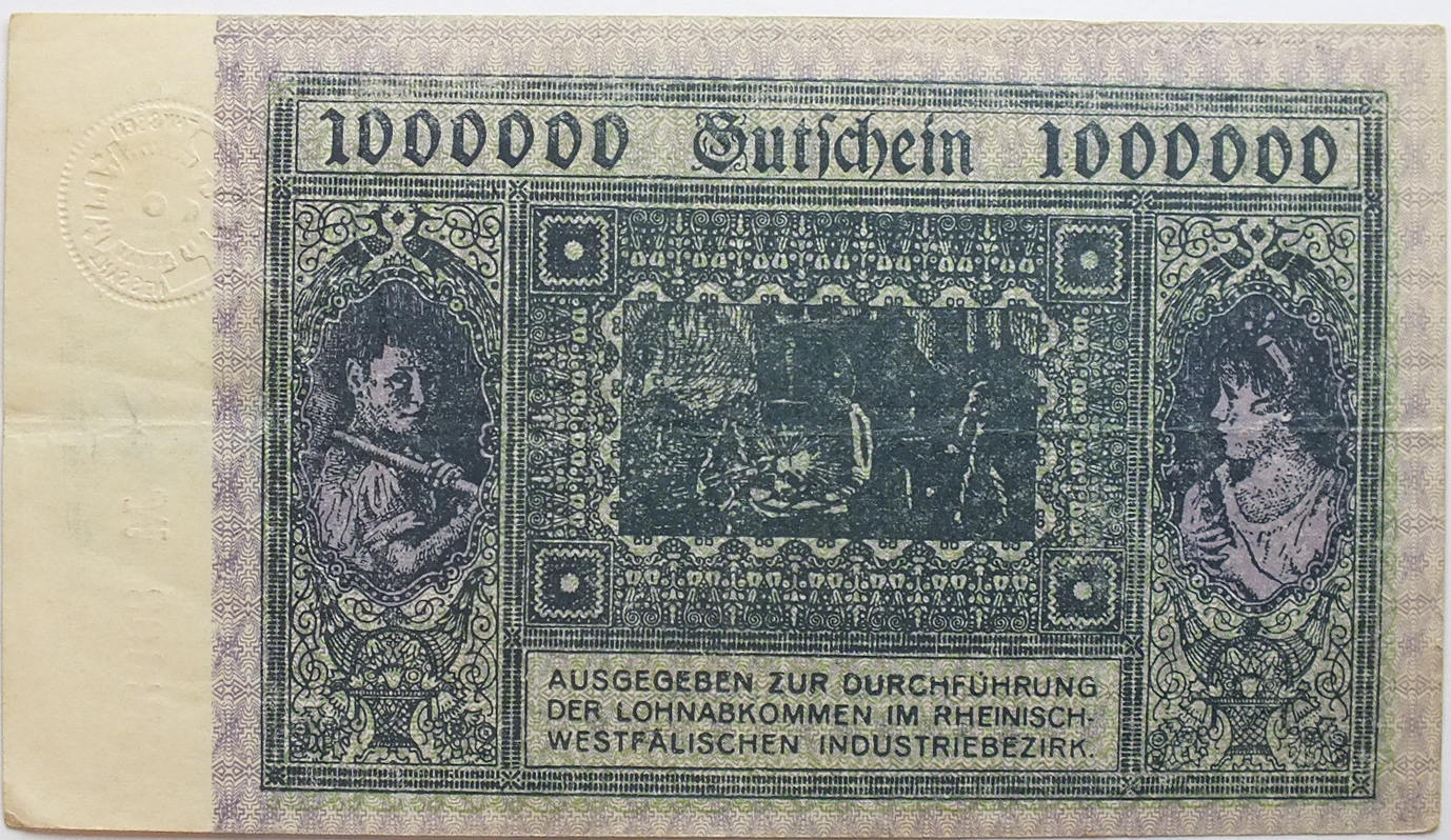 Марки 1000000. Германия бона 1923 год. Германия 1923 3 марки. Бон Германия.