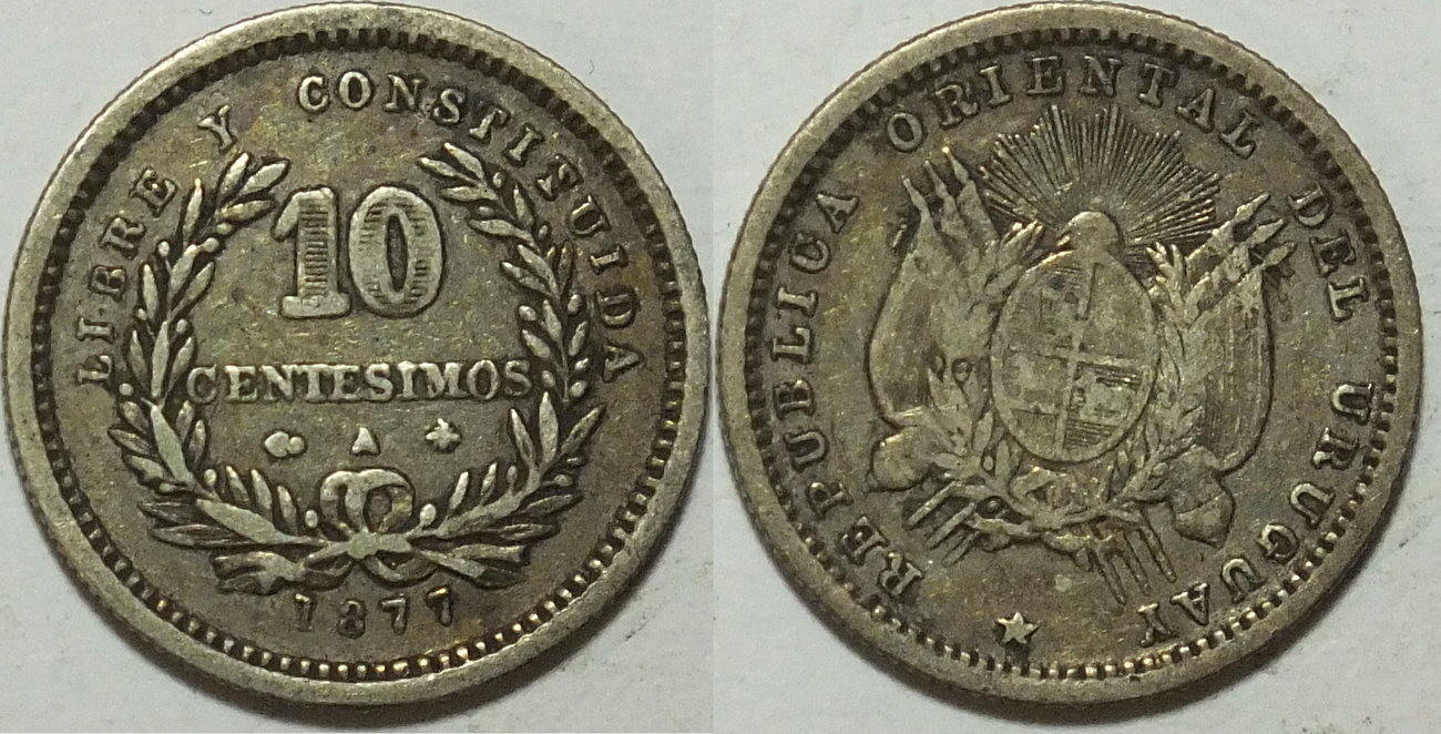 Уругвай 20 сентимо, 1840 20 centesimos