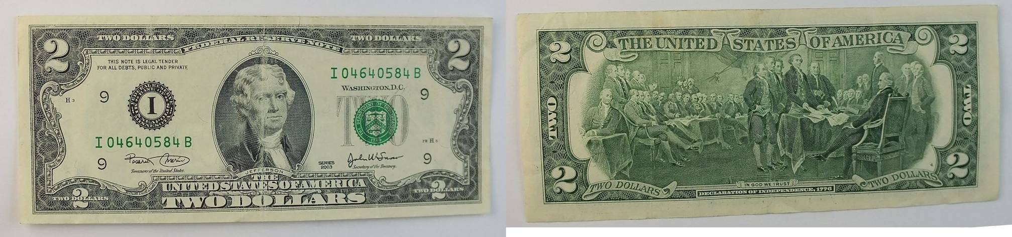 Доллар бузулуке. Купюра 2 доллара США. Банкнота 2 доллара 2003. Доллар США банкнота 2 доллара.