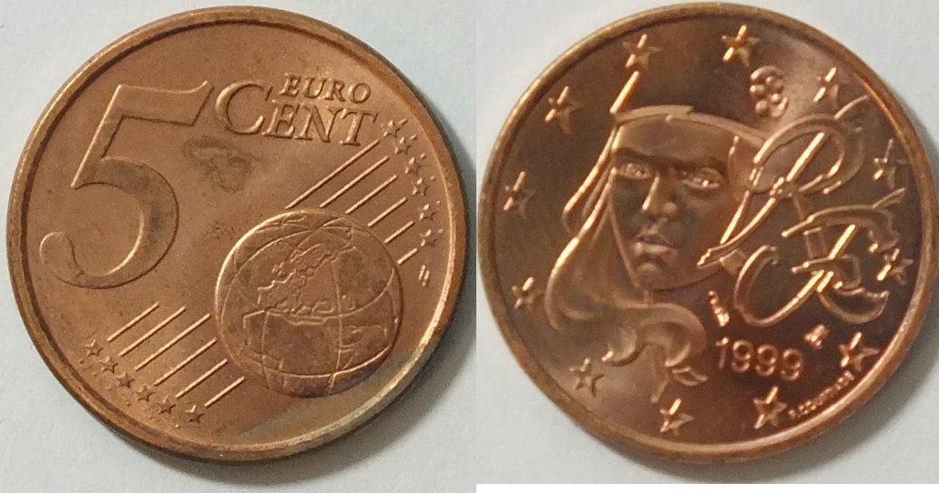 Mine монета. 5 Центов 1999. Монета 5 Euro Cent 1999. 5 Центов 2004-2005 UNC. Один цент 2005.