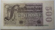 Deutschland 500 Mio. Mark Ro. 109 A -