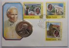 5 $ 1986 San Lucia  Johannes Paul II unc, gestempelt