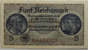 Reichskreditkasse 5 RM o.J. Reichskreditkasse Ro.553 a KN 7 stellig kass... 10.39 US$  +  53.11 US$ shipping