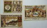 Deutschland 25, 50 Pf und 1 Mark Lauenburg -