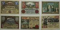 Deutschland 10, 2x25, 2x50, 75 Pf Bad Sulza -