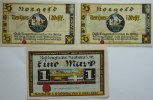 Deutschland 2 x 50 Pf und 1 Mark Neuhaus -