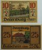 Deutschland 10 und 25 Pf Derenburg -