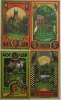 Deutschland 4 x 50 Pf Zoologischer Garten Hamburg -