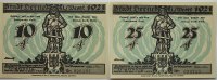 Deutschland 10 und 25 Pf Herne -