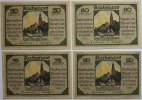 Deutschland 50,75,80,90 Pf Rathenow -
