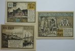 Deutschland 50 Pf, 1 und 2 Mark Kappeln -