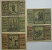 Deutschland 10, 25,50 , 75 Pf und 1 Mark Glogau -