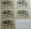 Deutschland 5 x 1 Mark Rostock -