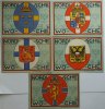 Deutschland 5 x 50 PF Musterschau Lübeck -