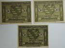 Deutschland 3 x 50 Pf Auerbach -