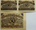 Deutschland 2 x 10 und 1 x50 Pf Ballensted -