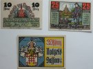 Deutschland 10,25 und 50 Pf Dassow -