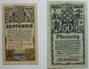 Deutschland 25, 50 Pf Daun -