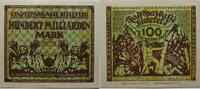 100 Milliarden Mark 1923 Bielefeld Bielefeld Papier 1