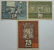 Deutschland 25, 50 75 Pf Weissensee -